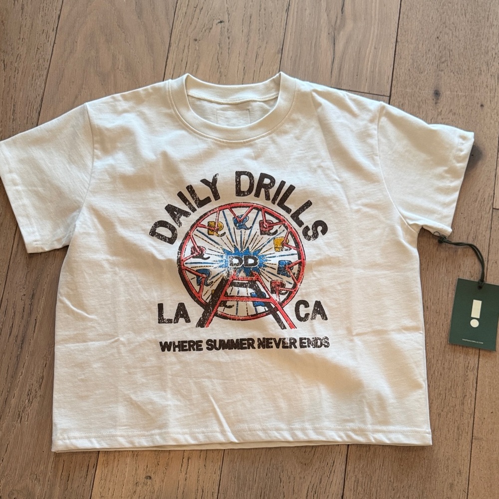 Daily Drills fun zone boxy tee in xs/s
